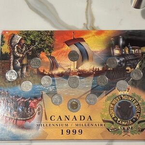 1999 Canada Millennium 25-Cent Coin Set | North West Mounted Police Edition